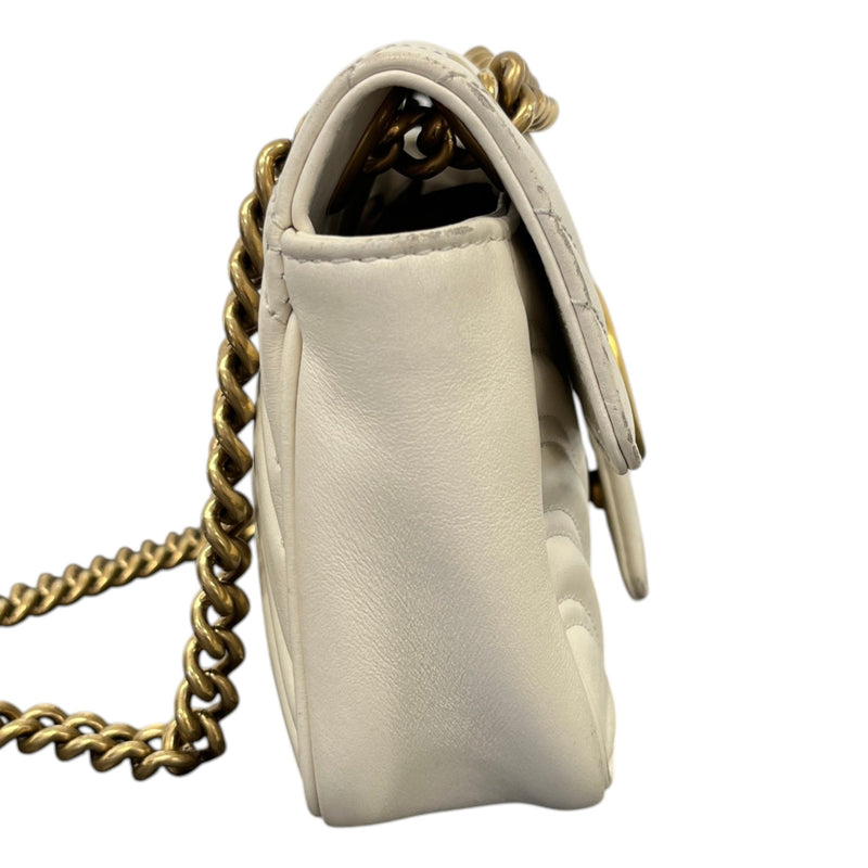 Women's Small Gg Marmont Crossbody Bag Cream