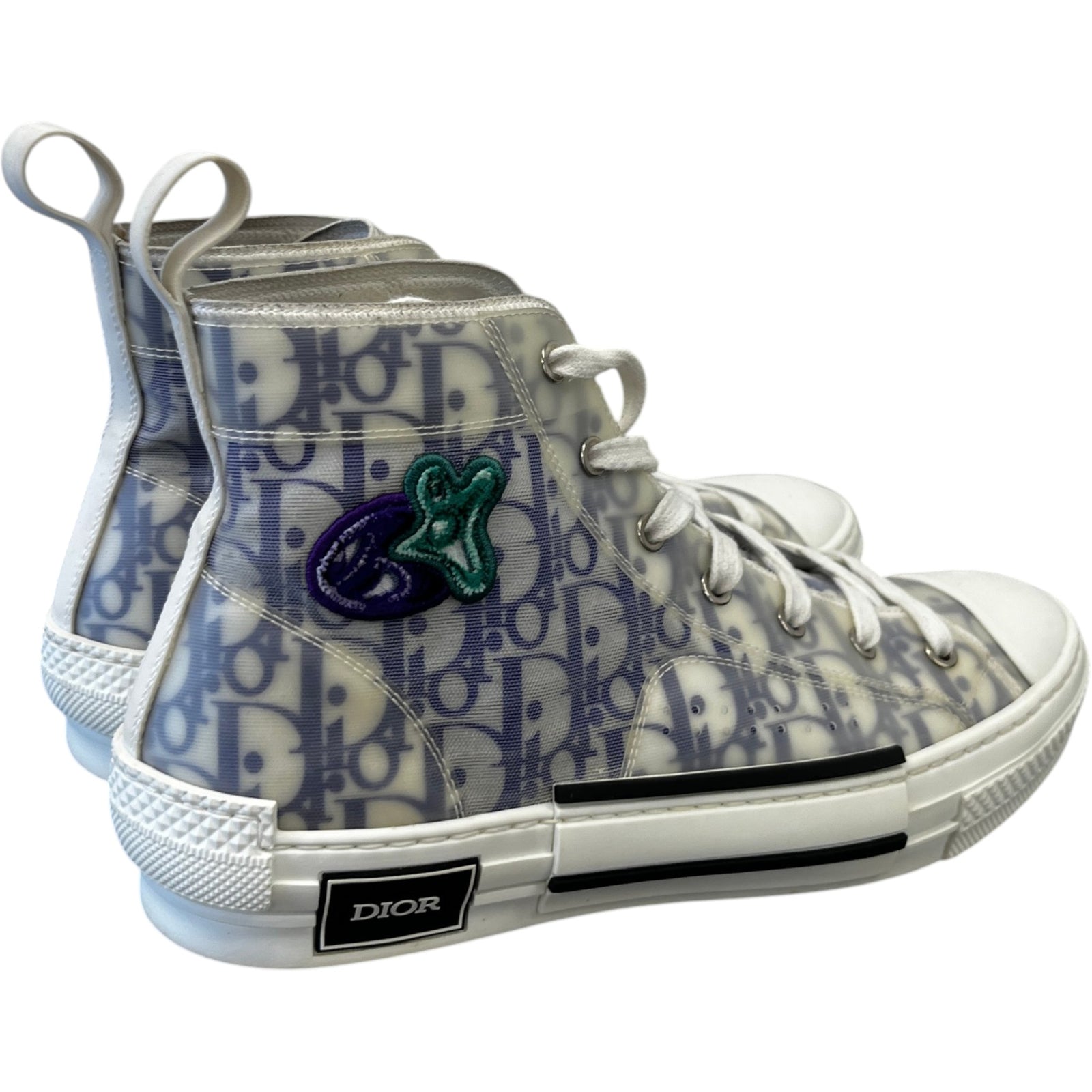 Men's Kenny Scharf X B23 High Trainers Purple Size EU 42.5 / UK 8.5 - Photo 8
