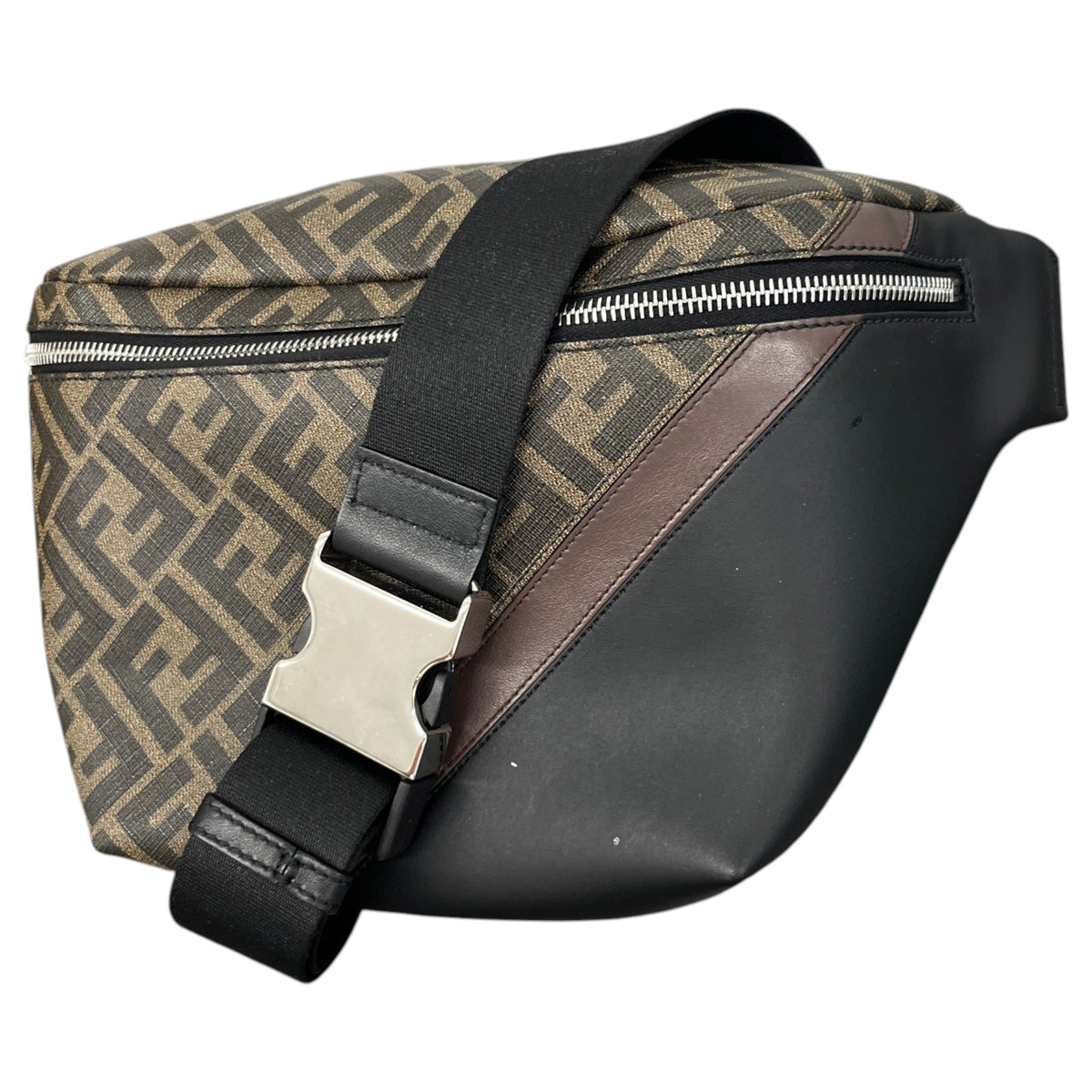 Men's FF Zucca Belt Bag Brown - Photo 4