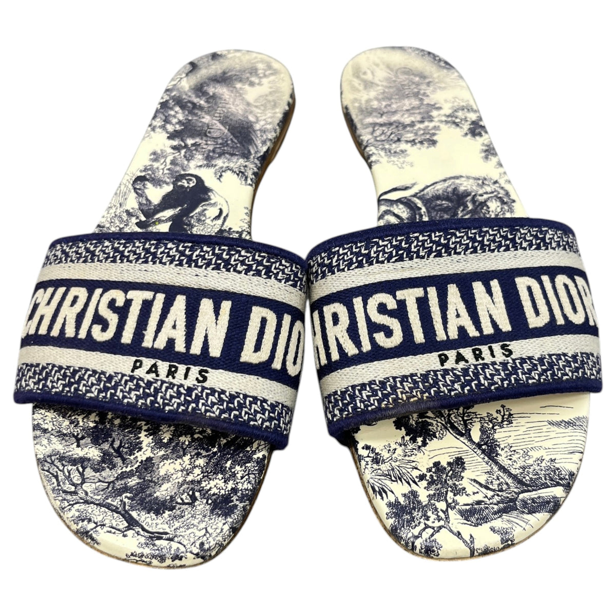 Women's Dway Slides Navy Size UK 7 / EU 40 - Photo 6