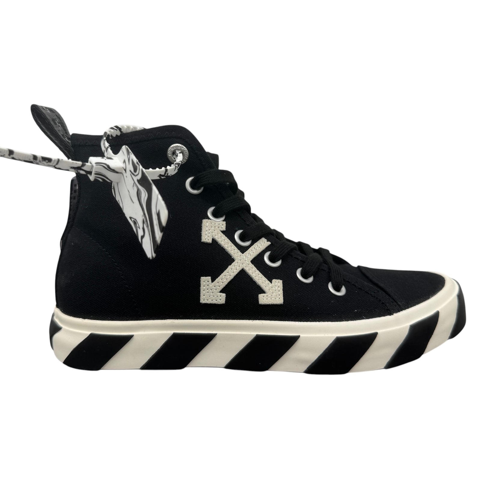 Men's Vulcanized High Trainers Black Size EU 40 / UK 6 - Photo 1