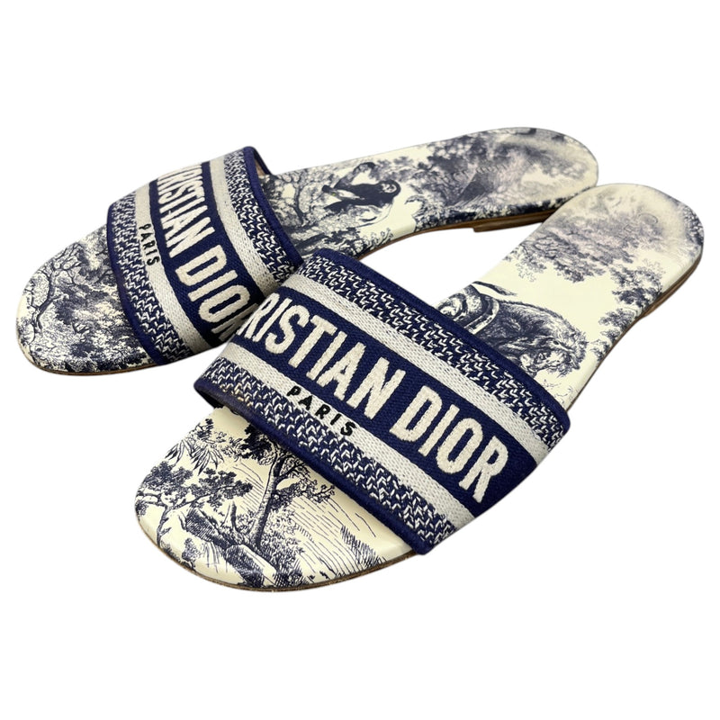 Women's Dway Slides Navy Size UK 7 / EU 40