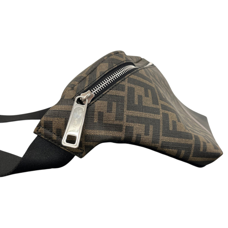 Men's FF Zucca Belt Bag Brown