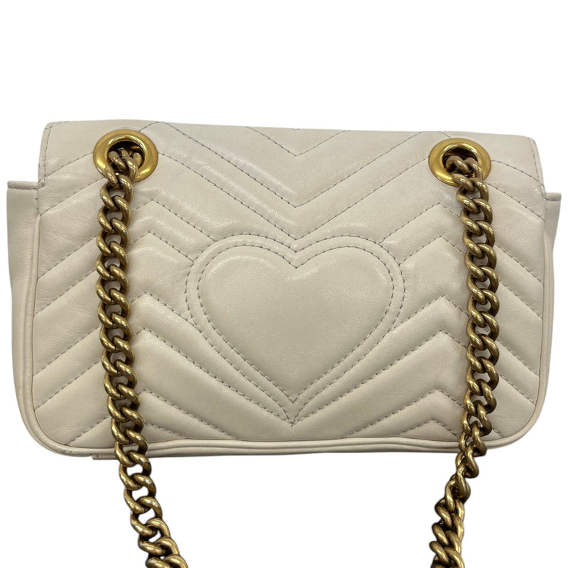 Women's Small Gg Marmont Crossbody Bag Cream