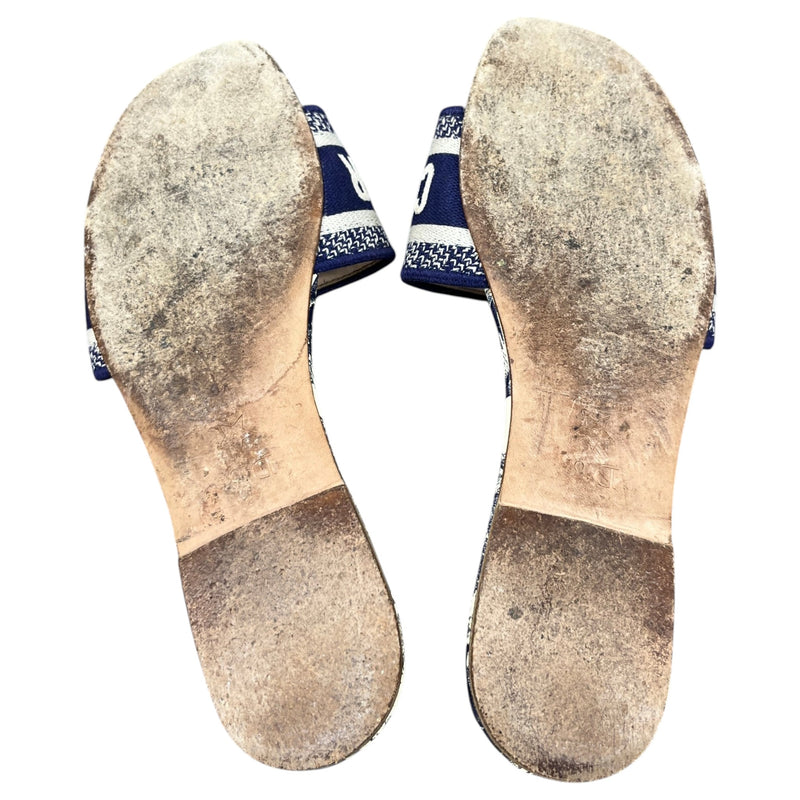 Women's Dway Slides Navy Size UK 7 / EU 40