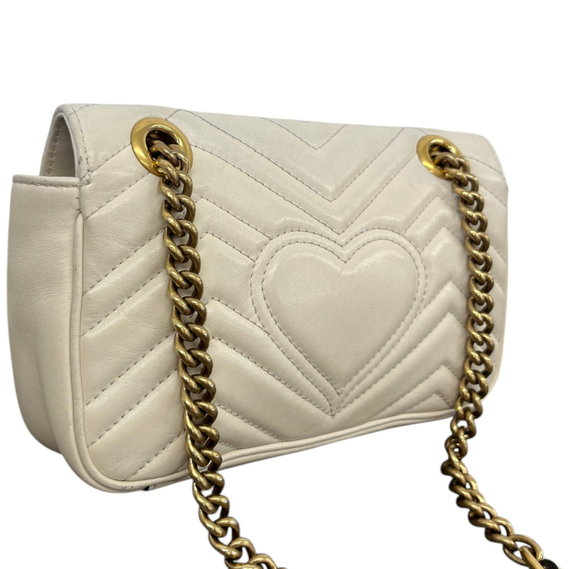 Women's Small Gg Marmont Crossbody Bag Cream
