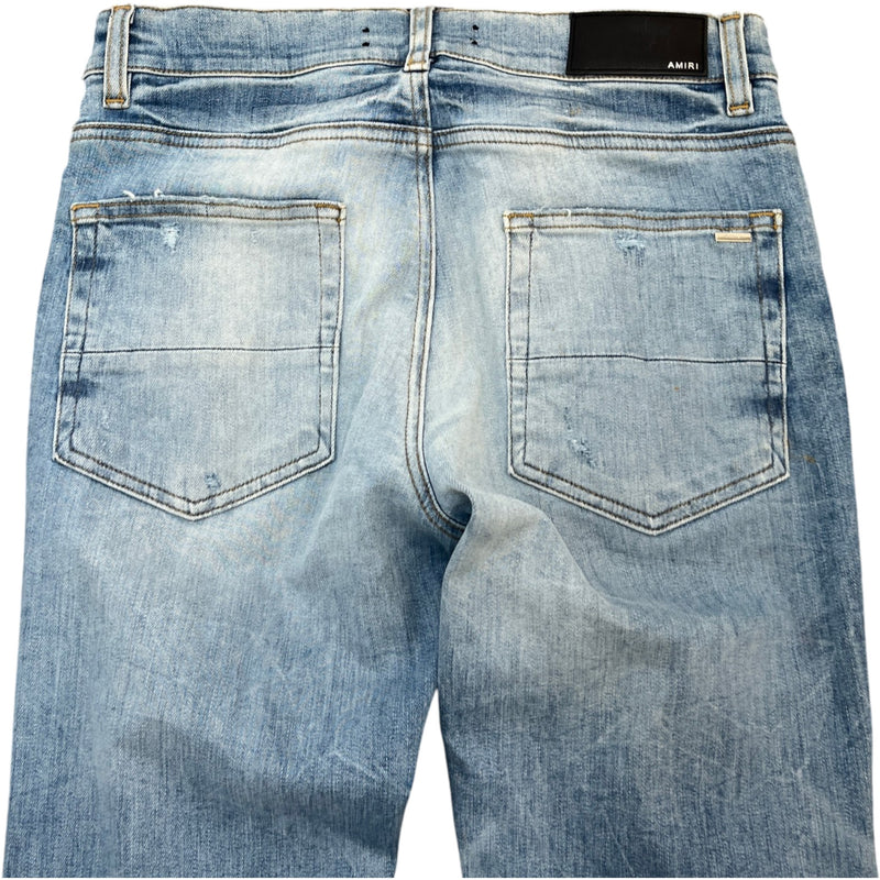 Men's Distressed Jeans Blue Size S / W31