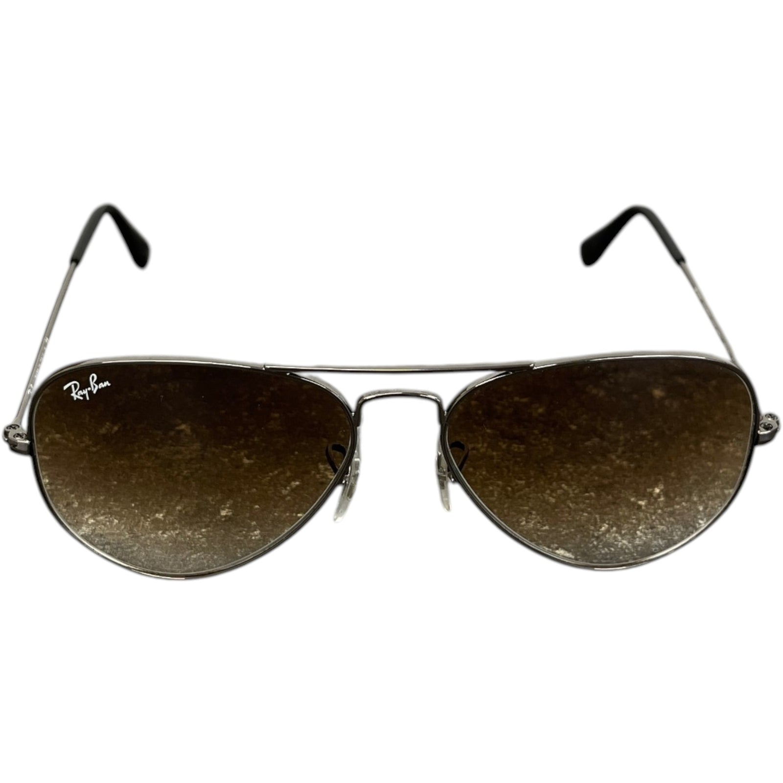 Women's Aviator Sunglasses Silver - Photo 1
