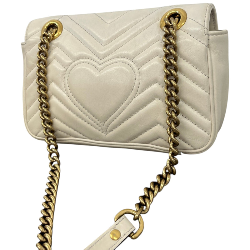 Women's Small Gg Marmont Crossbody Bag Cream