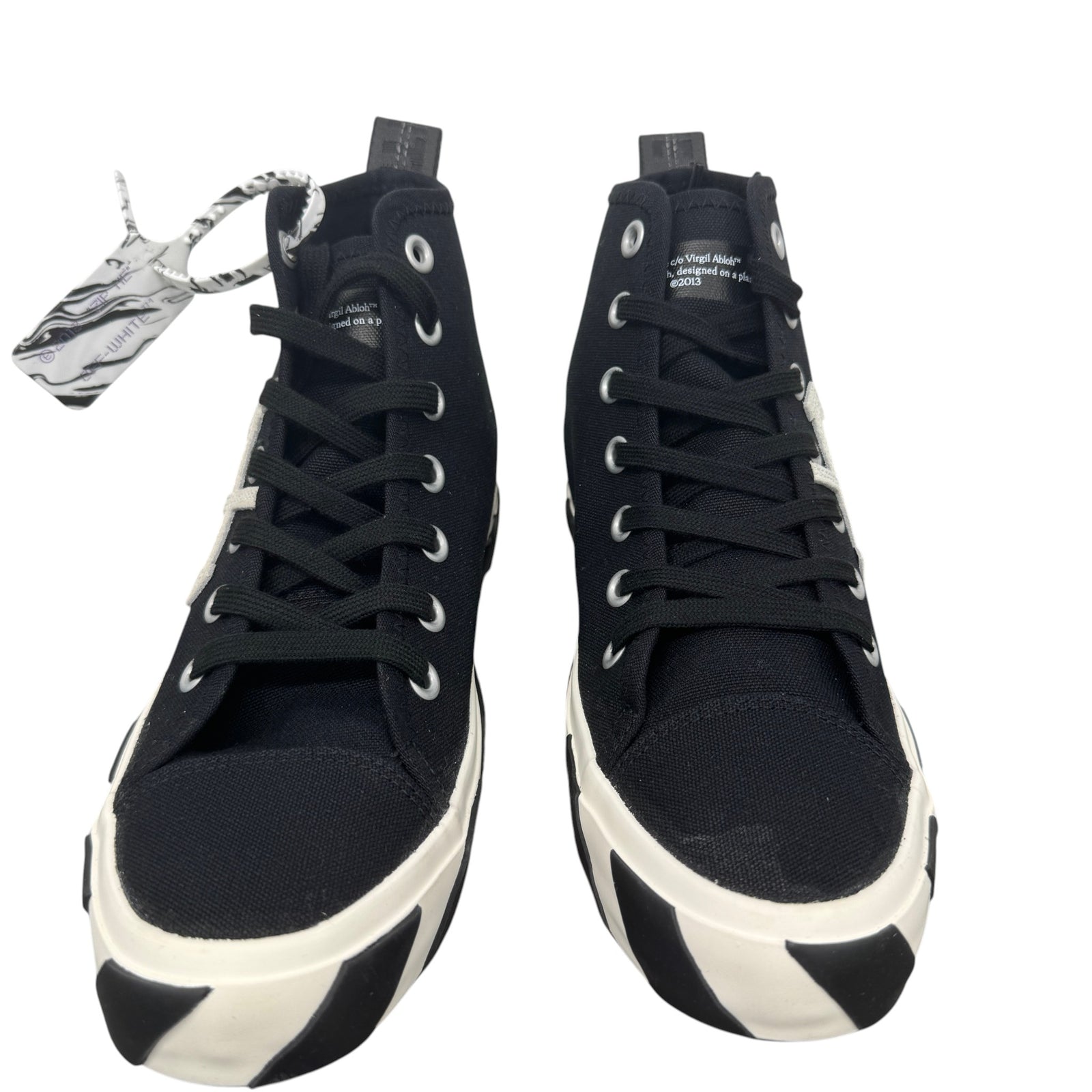 Men's Vulcanized High Trainers Black Size EU 40 / UK 6 - Photo 6