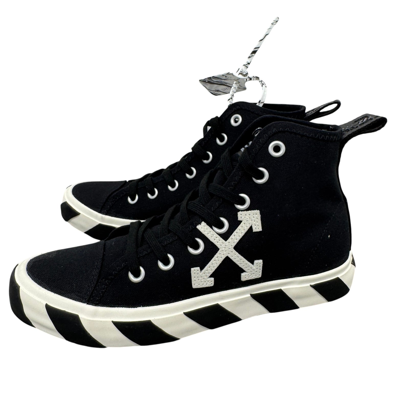 Men's Vulcanized High Trainers Black Size EU 40 / UK 6 - Photo 7