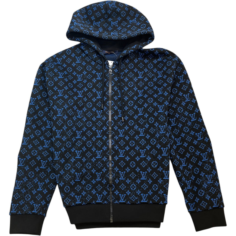 Men's Monogram Hoodie Black Size XL
