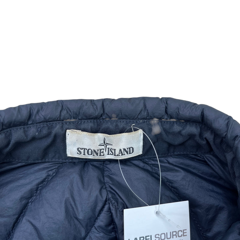 Men's Applique Logo Jacket Navy Size M