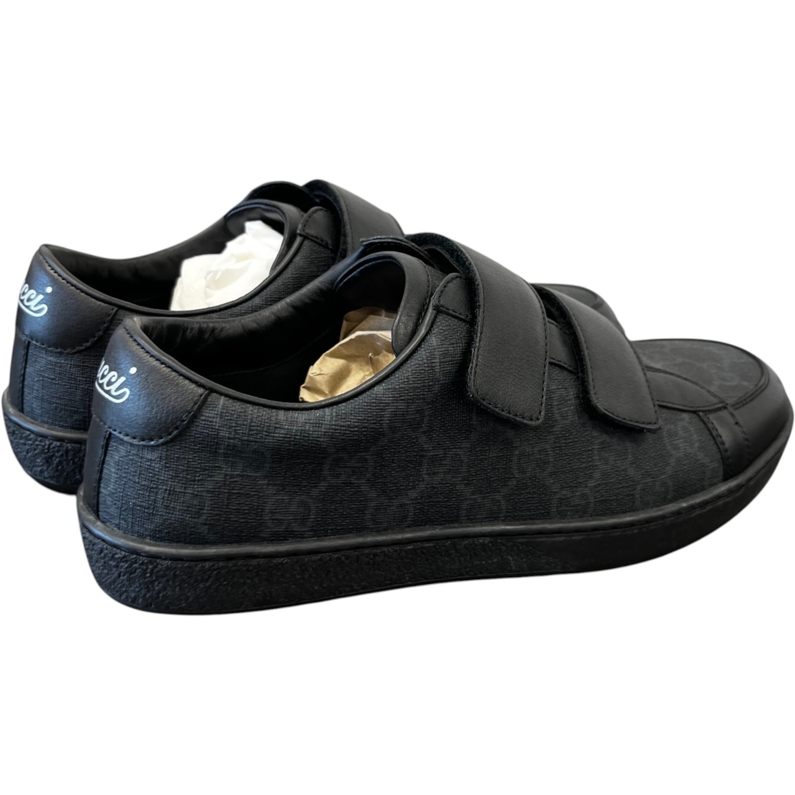 Women's Gg Supreme Ace Low Trainers Black Size EU 38.5 / UK 5.5 - Photo 8