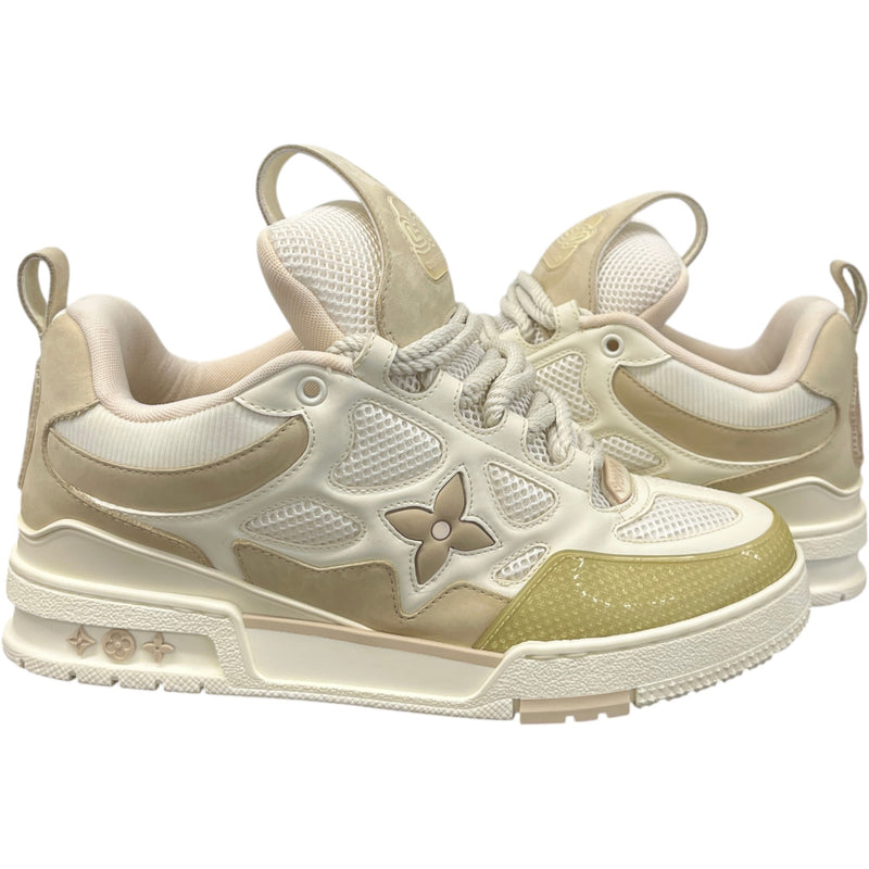 Men's Lv Skate Low Trainers White Size EU 41 / UK 7