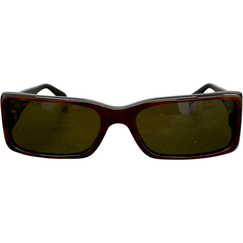 Women's Rectangle-frame CC C818/73 Sunglasses Black
