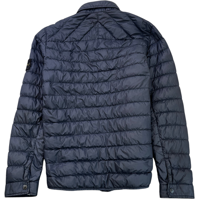 Men's Applique Logo Jacket Navy Size M
