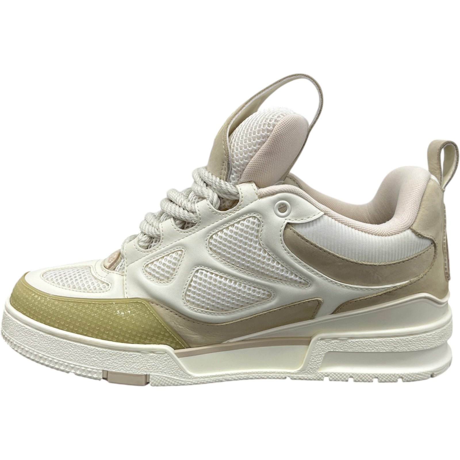 Men's Lv Skate Low Trainers White Size EU 41 / UK 7 - Photo 3