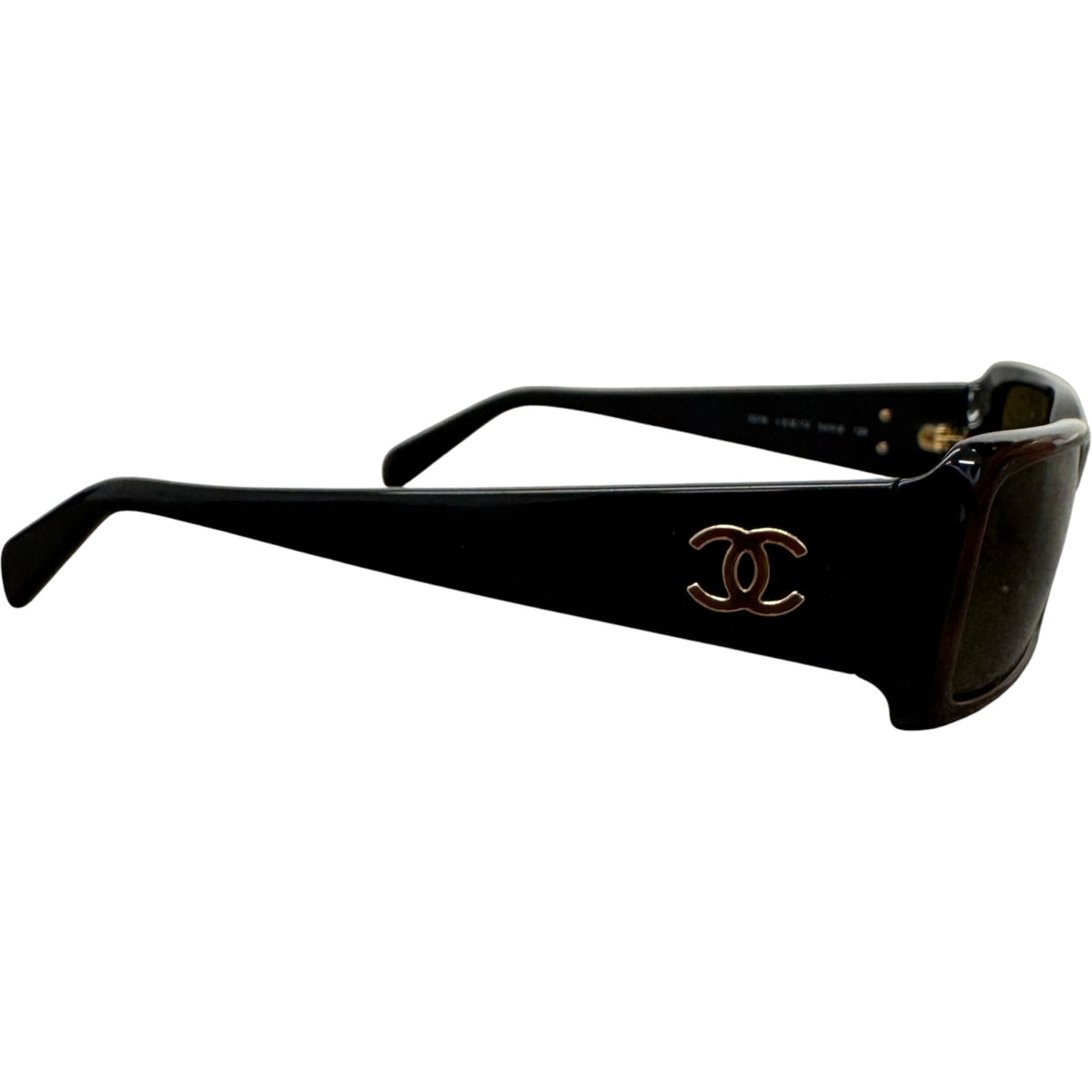 Women's Rectangle-frame CC C818/73 Sunglasses Black - Photo 4