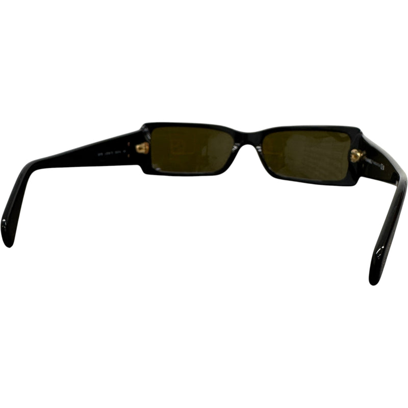 Women's Rectangle-frame CC C818/73 Sunglasses Black