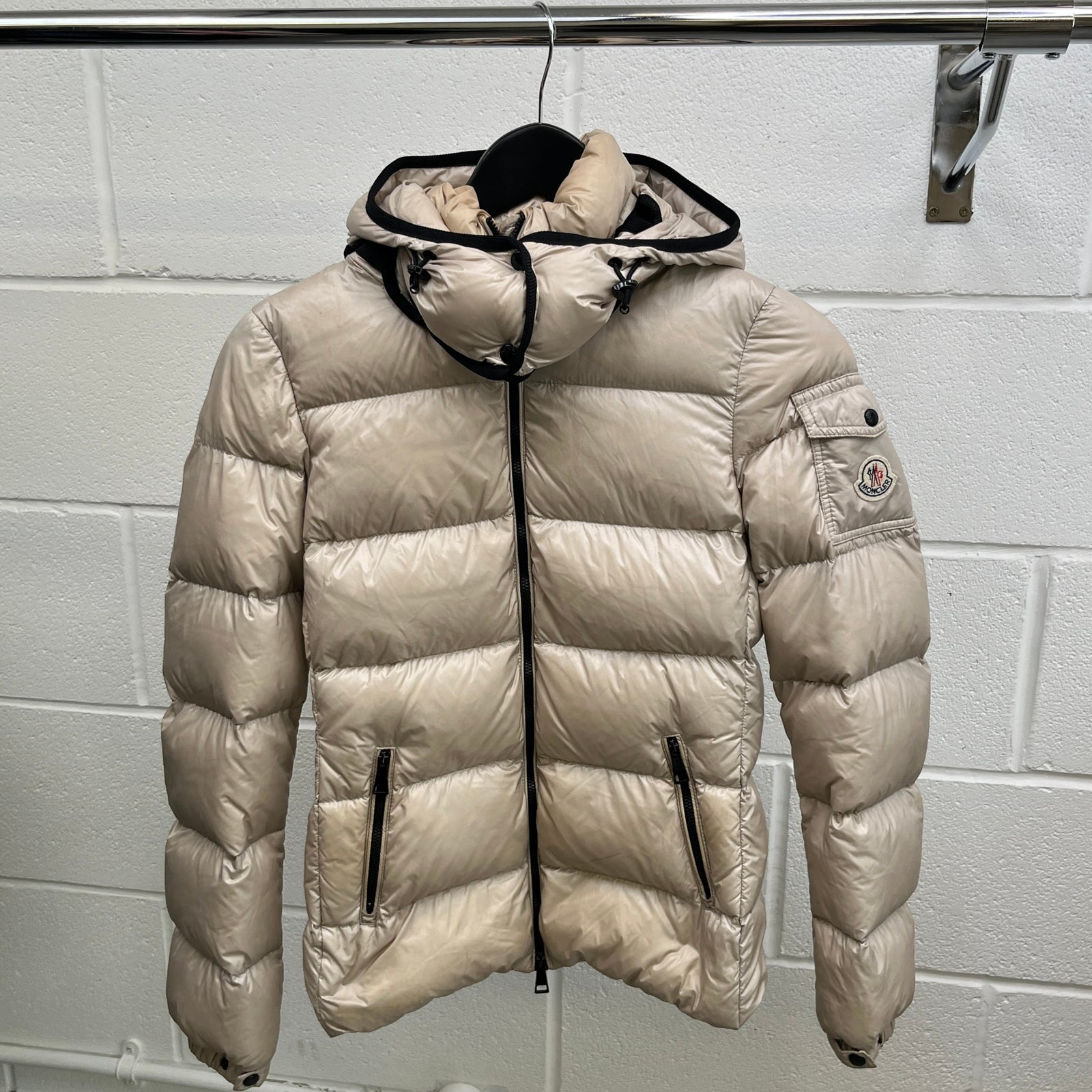 Women's Berre Down Jacket Beige Size 0 / UK 4 - Photo 12
