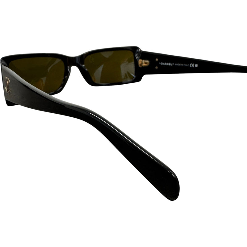 Women's Rectangle-frame CC C818/73 Sunglasses Black