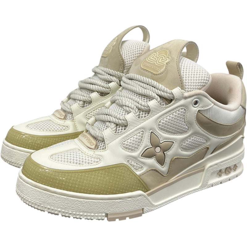 Men's Lv Skate Low Trainers White Size EU 41 / UK 7