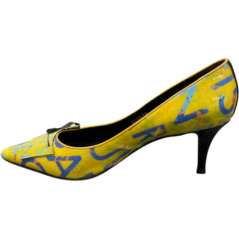 Women's Monogram Textile Pump Heels Multi-Coloured Size EU 39 / UK 6