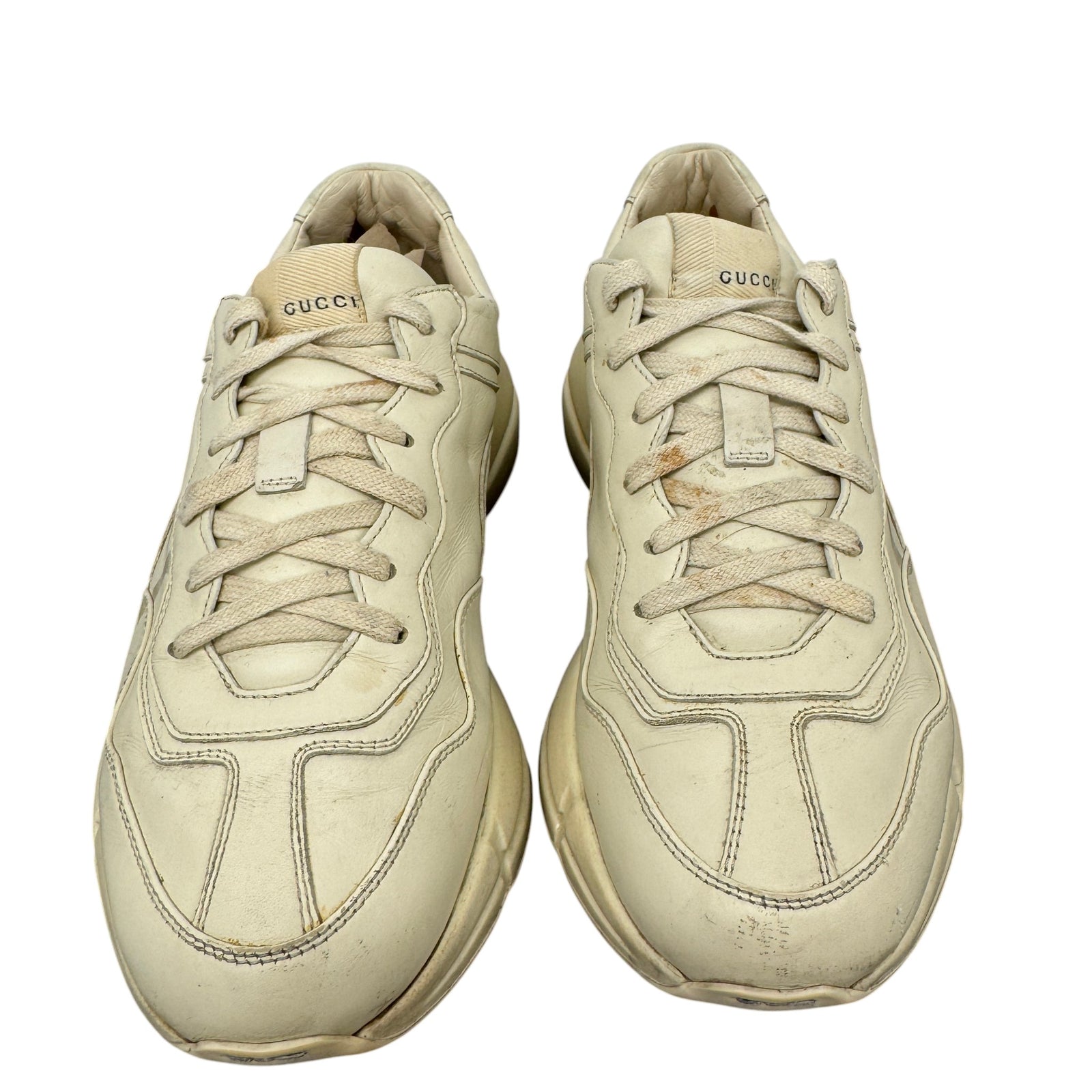 Men's Rhyton Low Trainers Beige Size EU 42.5 / UK 8.5 - Photo 6