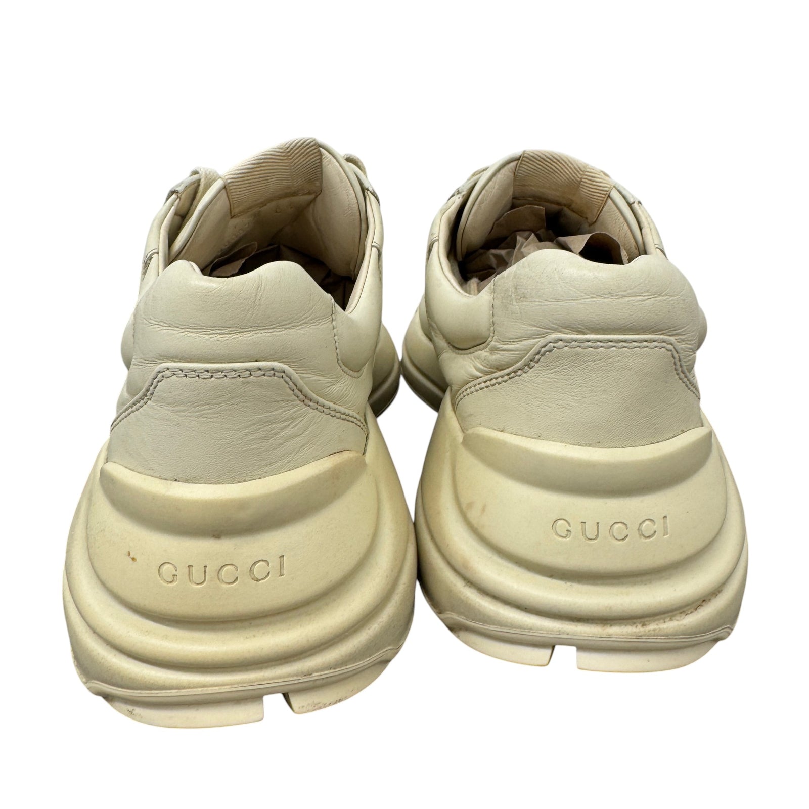 Men's Rhyton Low Trainers Beige Size EU 42.5 / UK 8.5 - Photo 9
