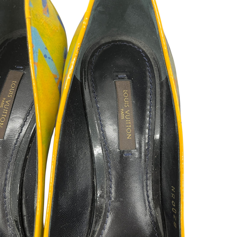 Women's Monogram Textile Pump Heels Multi-Coloured Size EU 39 / UK 6