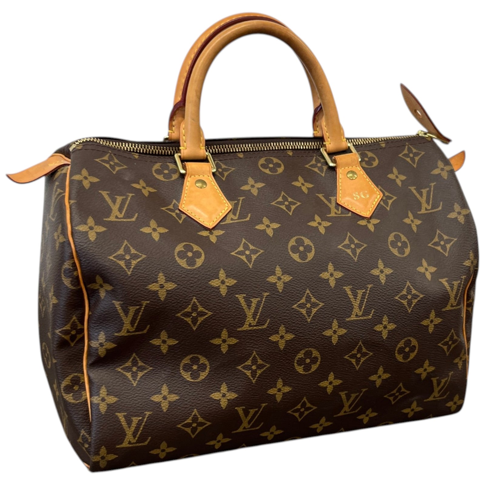 Women's Monogram Speedy 30 Handbag Brown - Photo 4