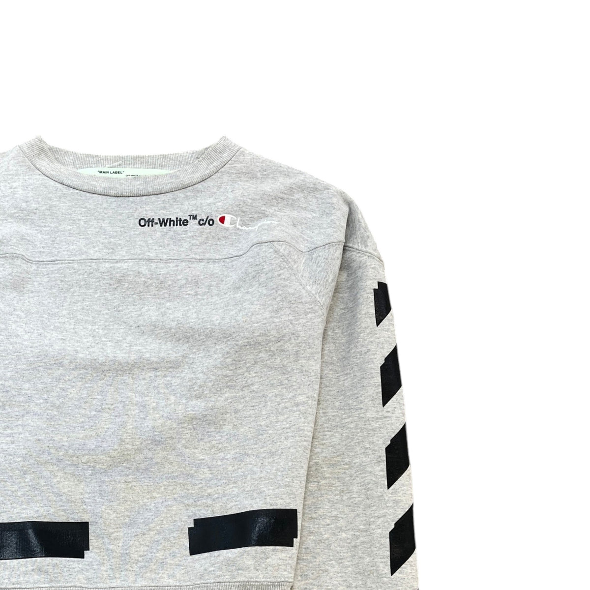Men's X Champion Distressed Arrow Logo Sweatshirt Grey Size M - Photo 3