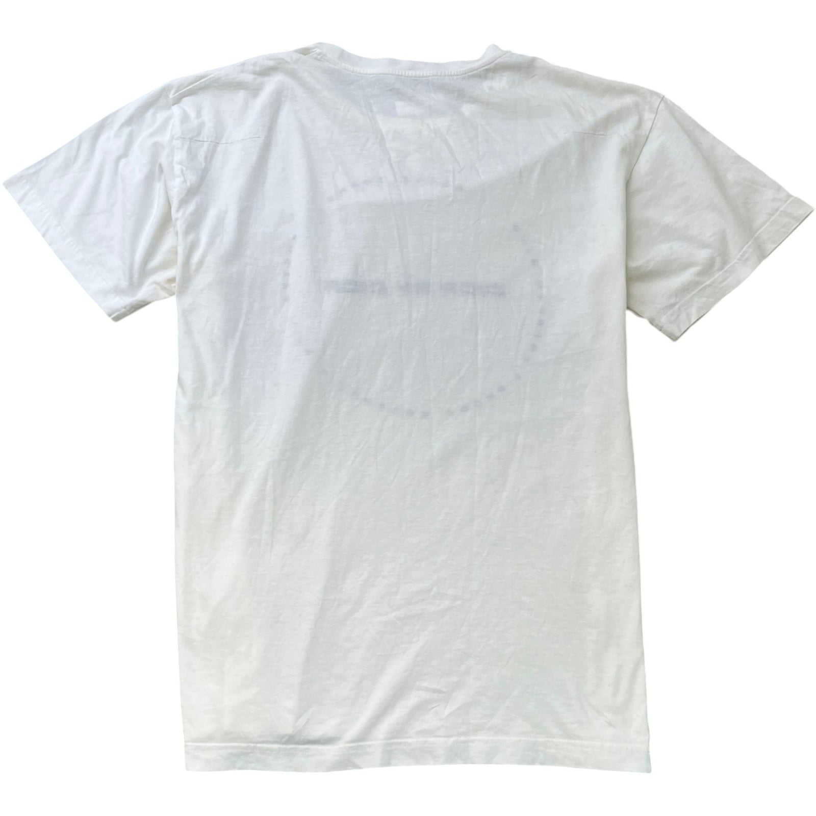 Men's Embroidered Logo T-Shirt White Size M - Photo 2