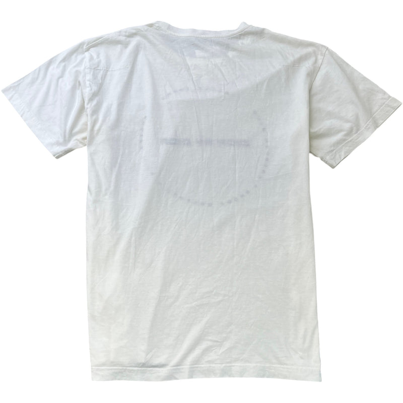 Men's Embroidered Logo T-Shirt White Size M
