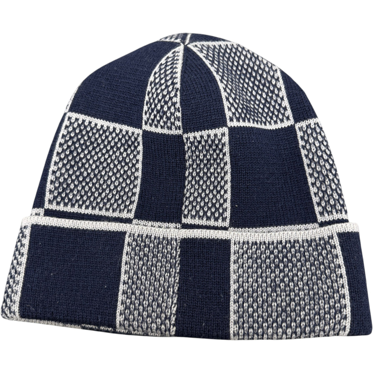 Men's Damier Bucket Hat Navy Size S - Photo 3