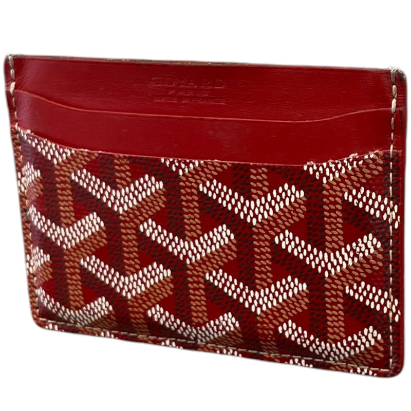Men's Saint Sulpice Card Holder Red