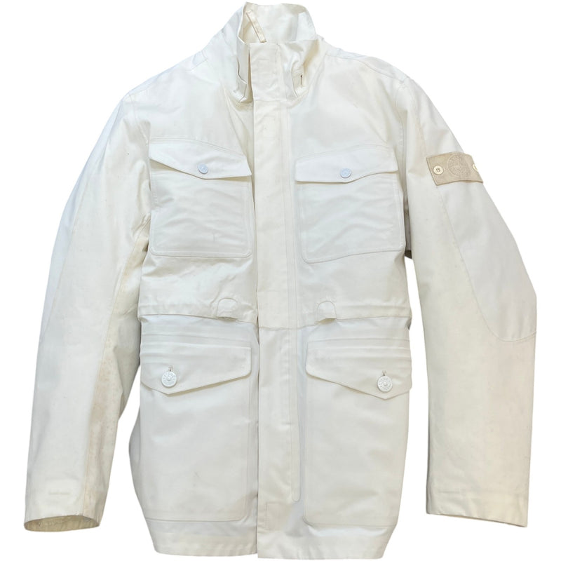 Men's Tank Shield Ghost Piece Down Jacket White Size L