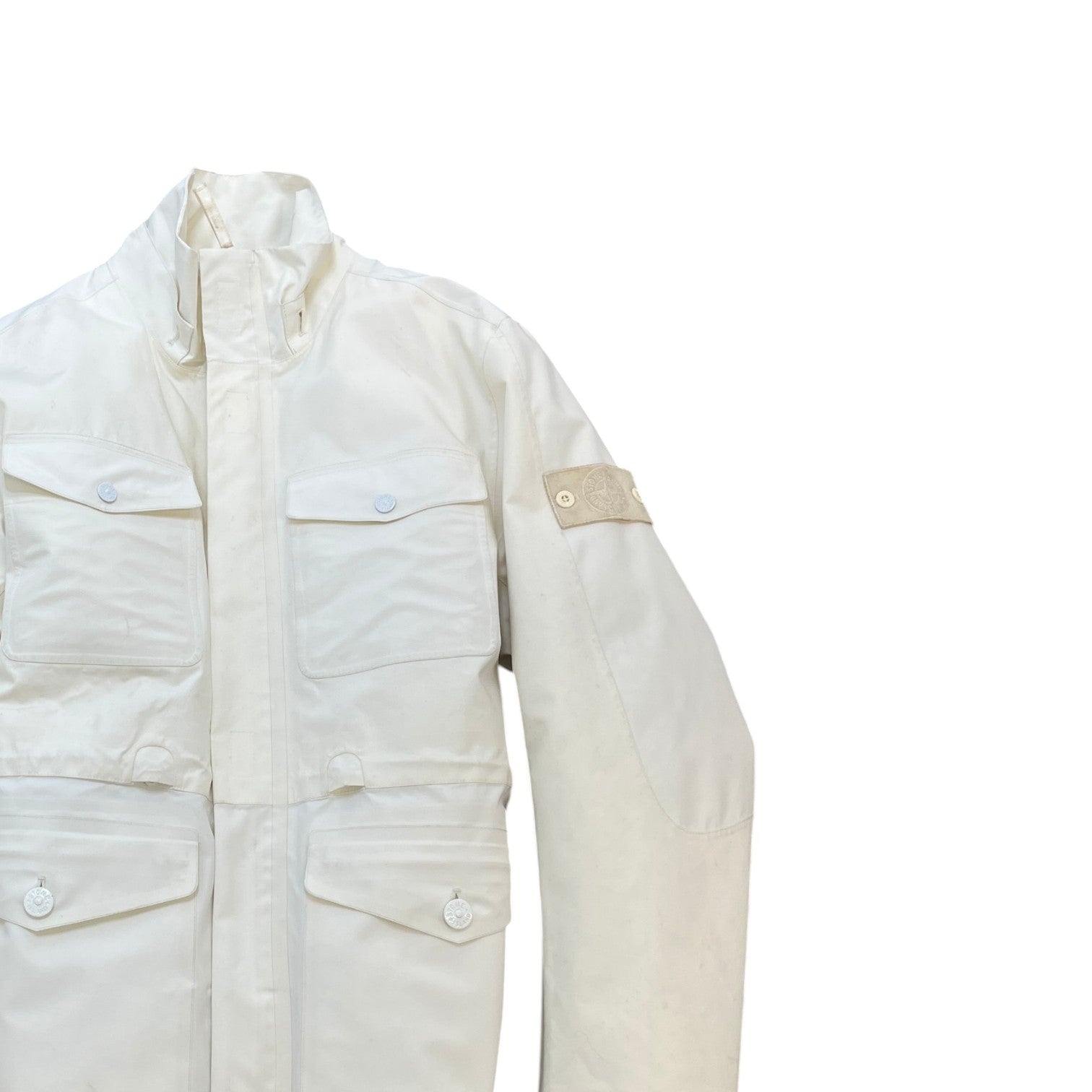Men's Tank Shield Ghost Piece Down Jacket White Size L - Photo 3