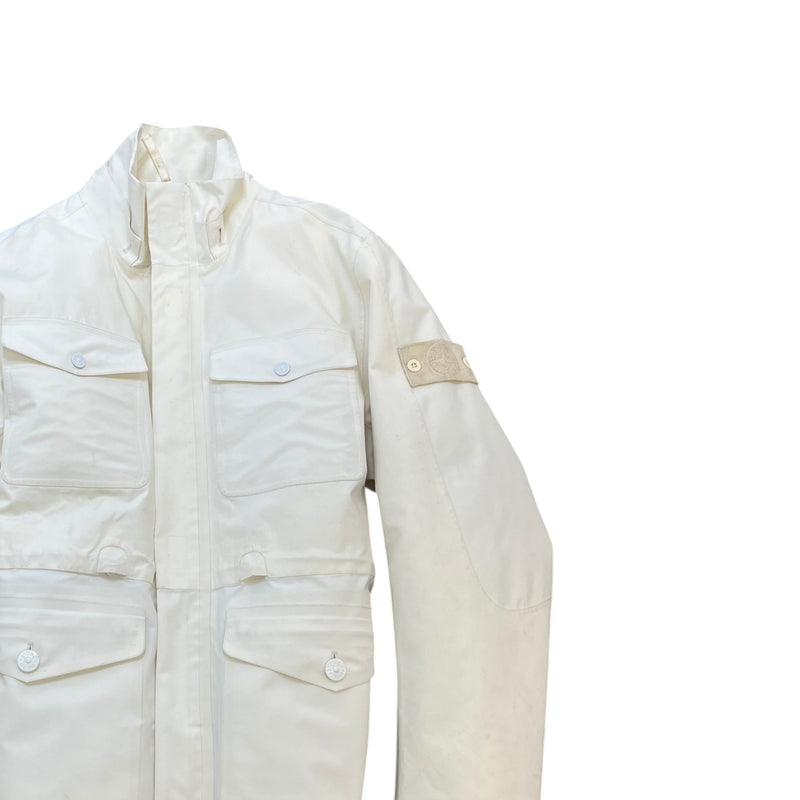 Men's Tank Shield Ghost Piece Down Jacket White Size L