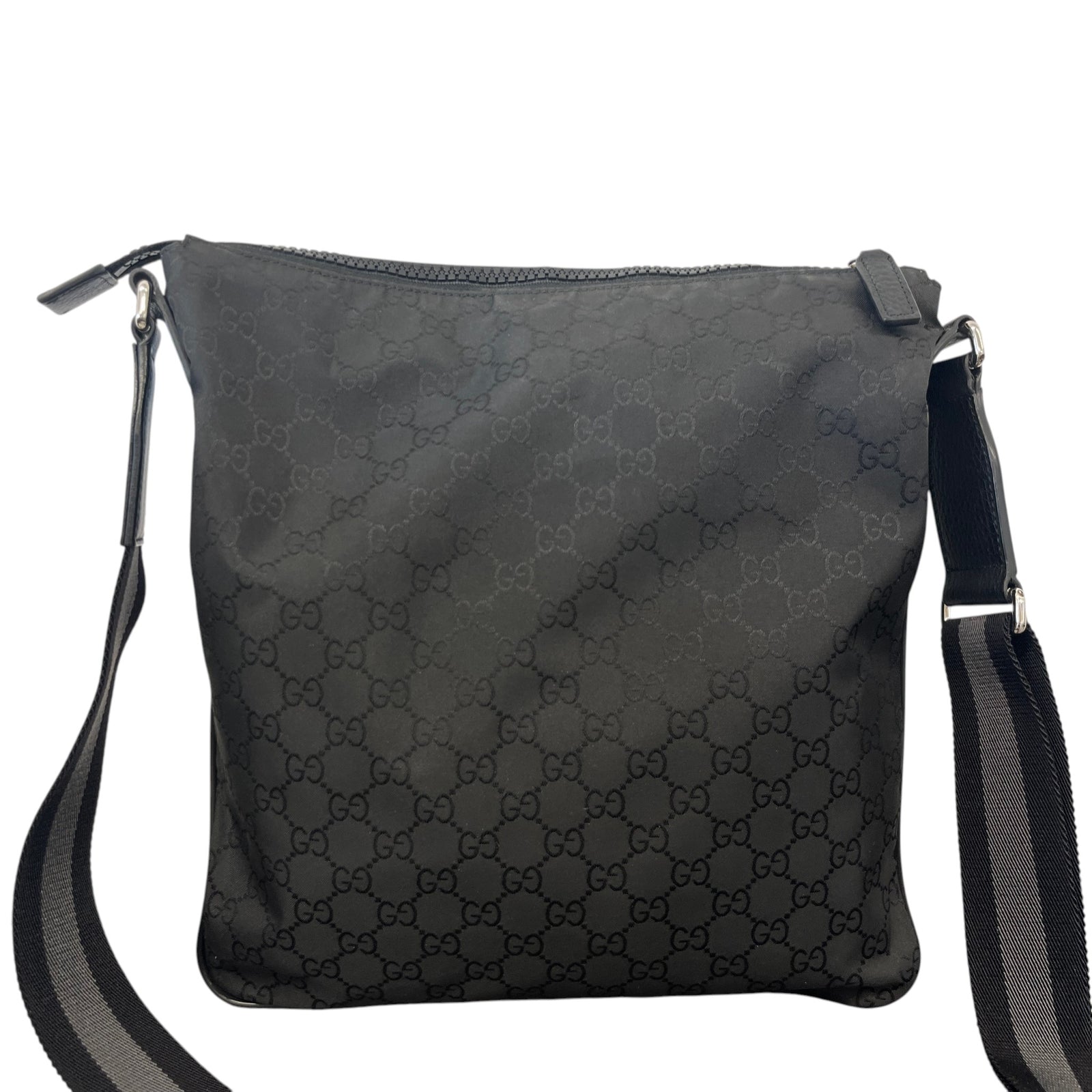 Men's Gg Supreme Messenger Bag Black - Photo 3