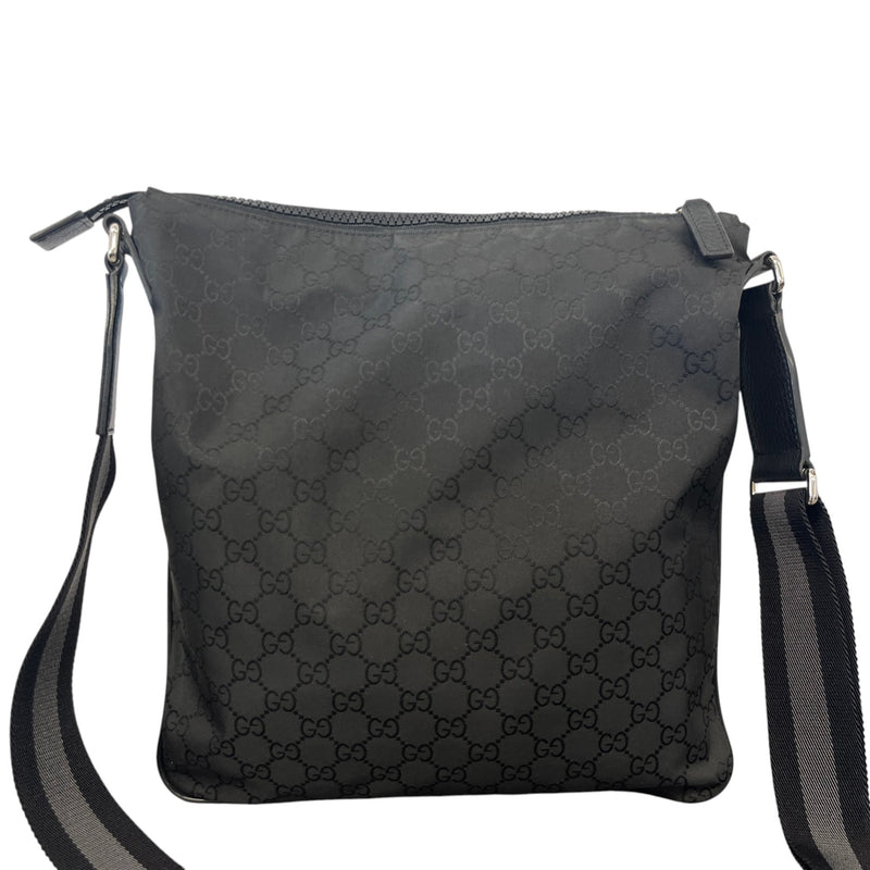 Men's Gg Supreme Messenger Bag Black