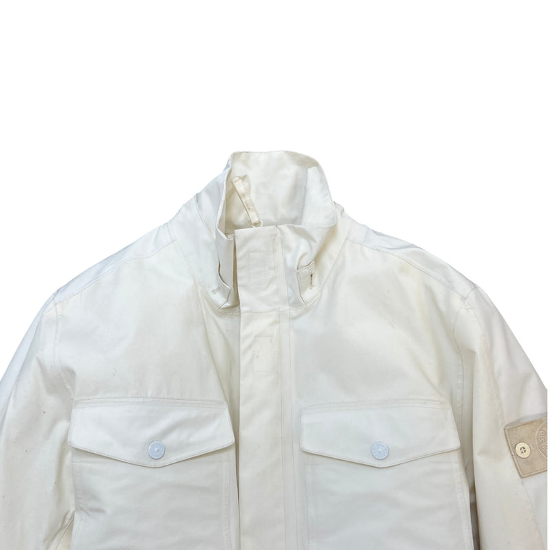 Men's Tank Shield Ghost Piece Down Jacket White Size L