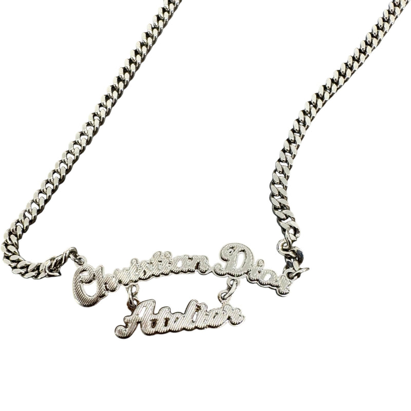 Men's Atelier Logo Necklace Silver