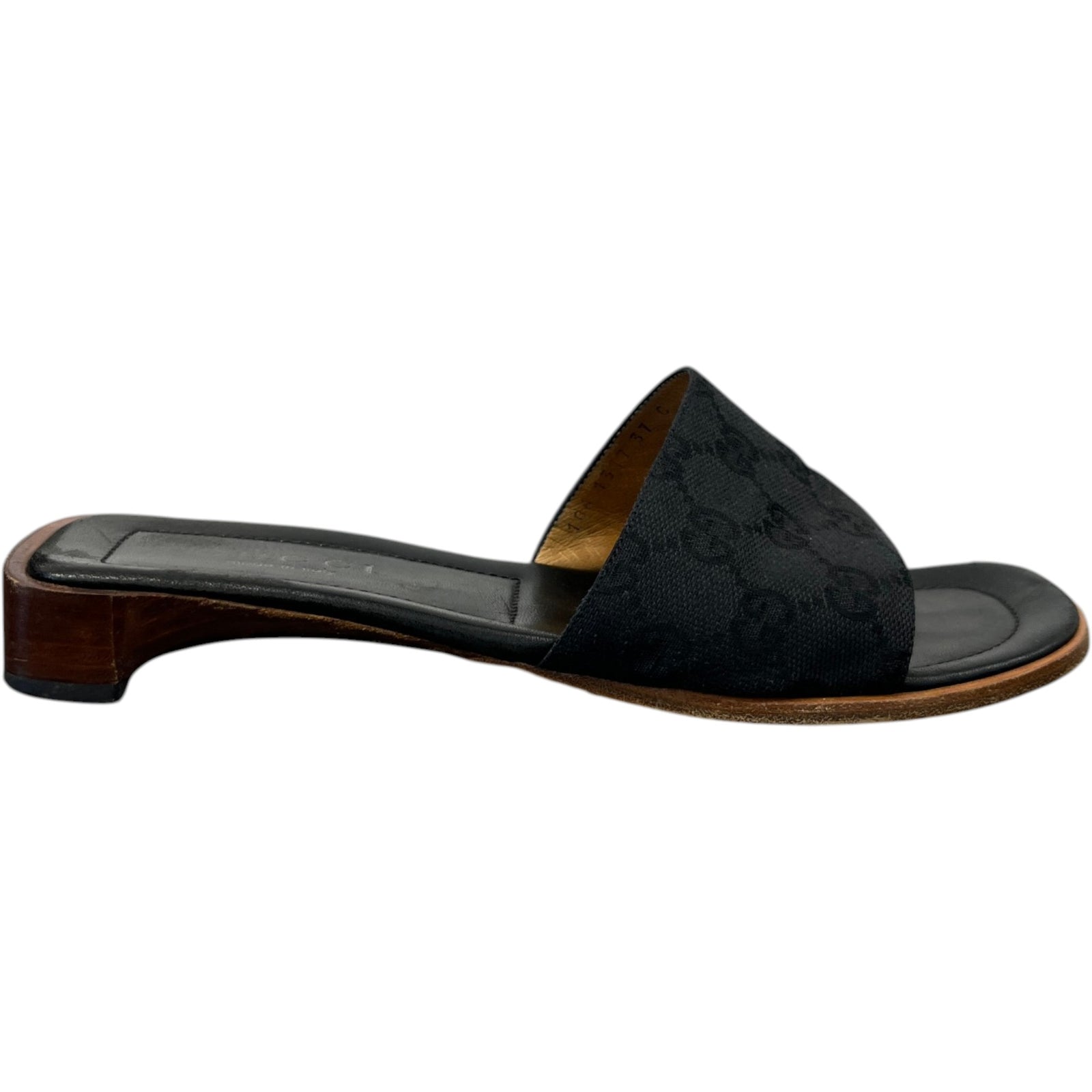 Women's Gg Supreme Sandals Black Size EU 37 / UK 4 - Photo 1