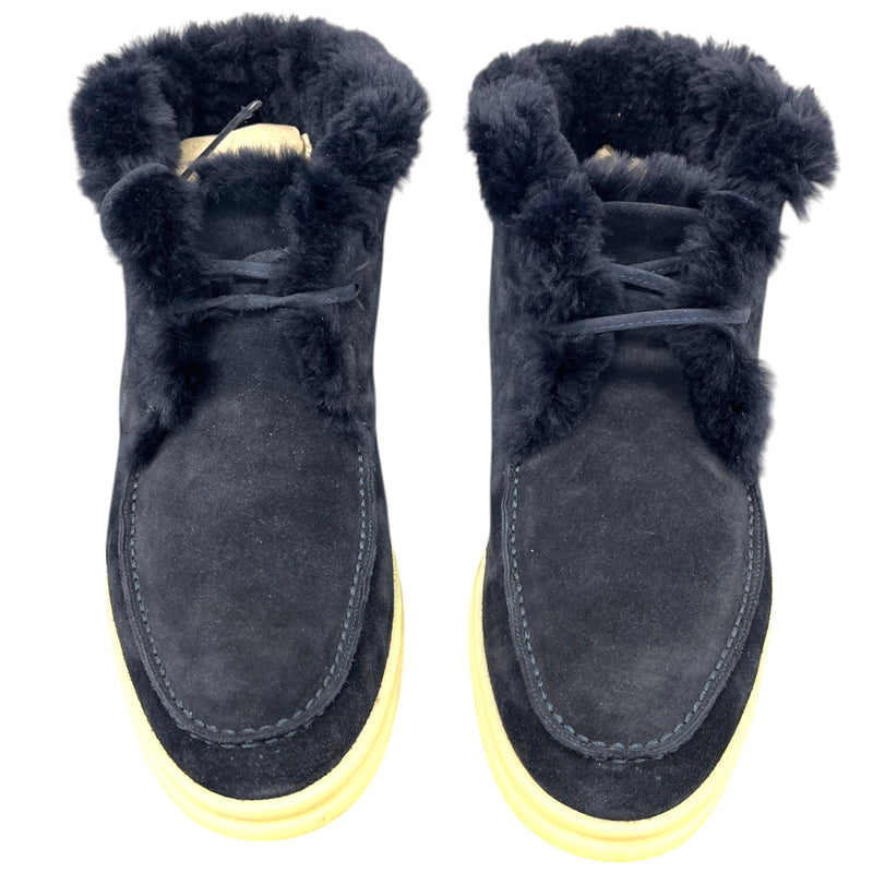 Men's Walk And Walk Fur Lined Boots Navy Size EU 40 / UK 6