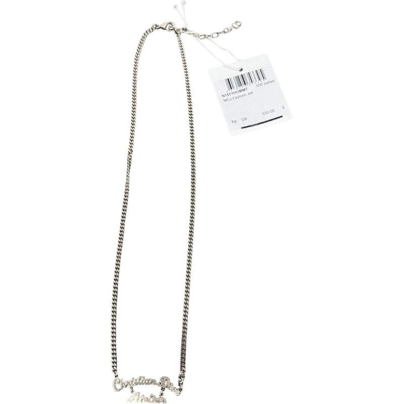 Men's Atelier Logo Necklace Silver