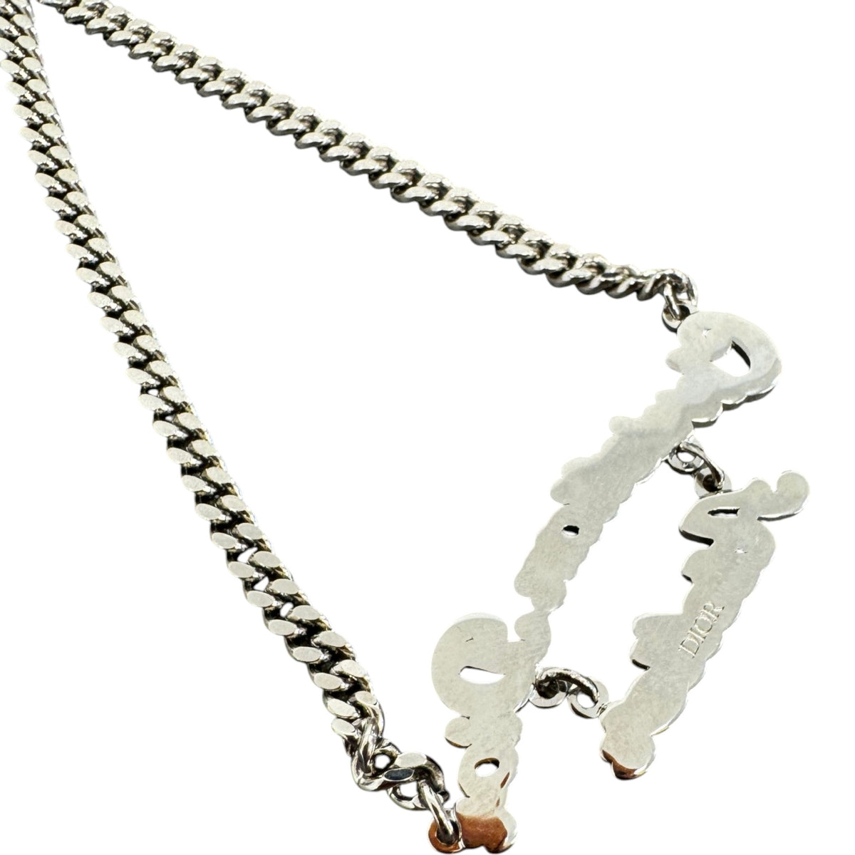 Men's Atelier Logo Necklace Silver - Photo 6