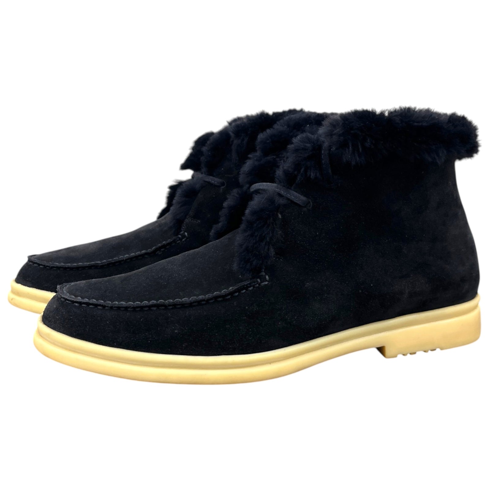 Men's Walk And Walk Fur Lined Boots Navy Size EU 40 / UK 6 - Photo 8