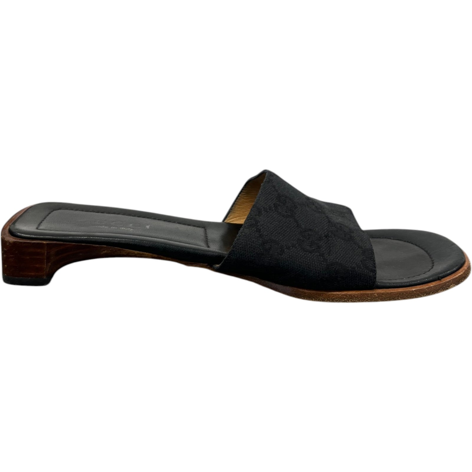 Women's Gg Supreme Sandals Black Size EU 37 / UK 4 - Photo 4